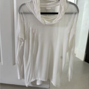 LONG SLEEVE WHITE TUNIC TOP
